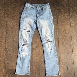 Morrison “Rock-a star Stargazer Women's jeans, sz, navy white star in cut-outs